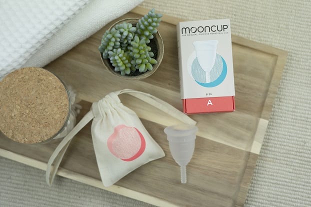 Mooncup Size A Flat Lay