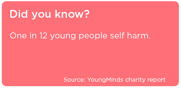1 in 12 young people self harm