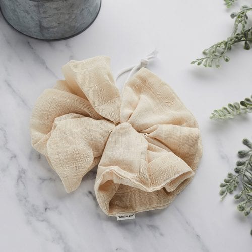 Tabitha Eve 100% biodegradable, organic cotton bath pouf