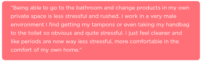 Example of period taboo in the workplace