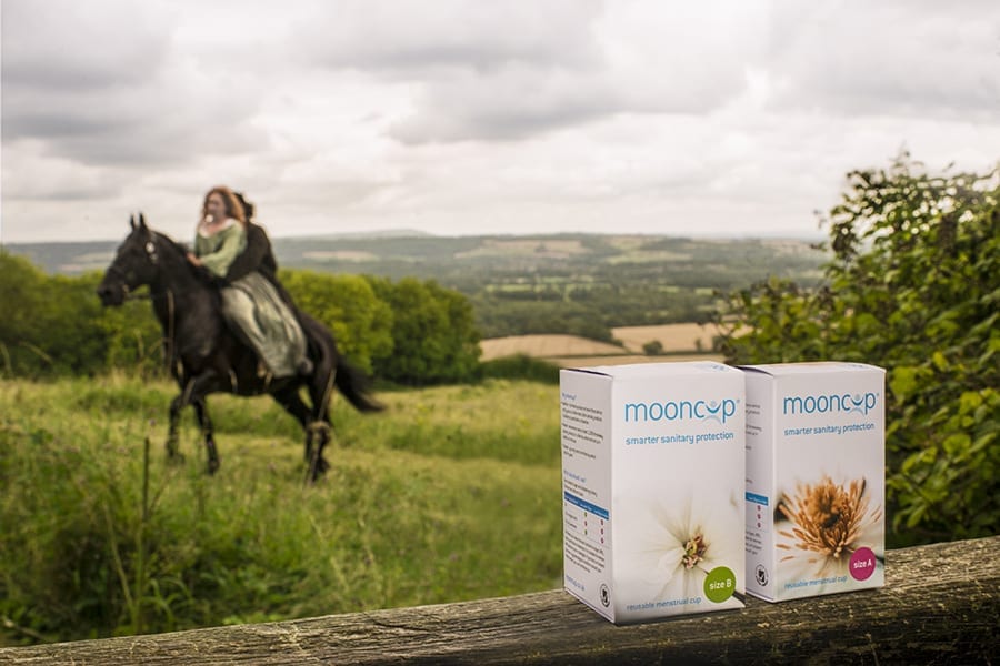 The Mooncup Period Drama campaign, 2017. The owner of the horse originally casted, didn’t want his animal associated with “such a product”. It hits TV screens for the first time in early 2017 – a first for Mooncup Ltd!