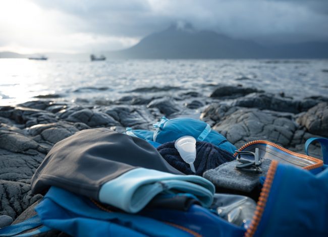 The Mooncup was an essential part of Cal Major's SUP trip equipment