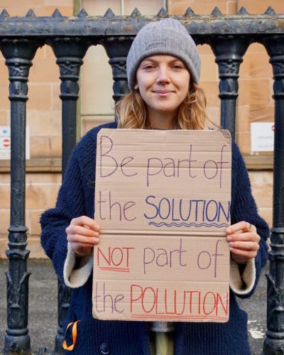 Be part of the solution, not the pollution