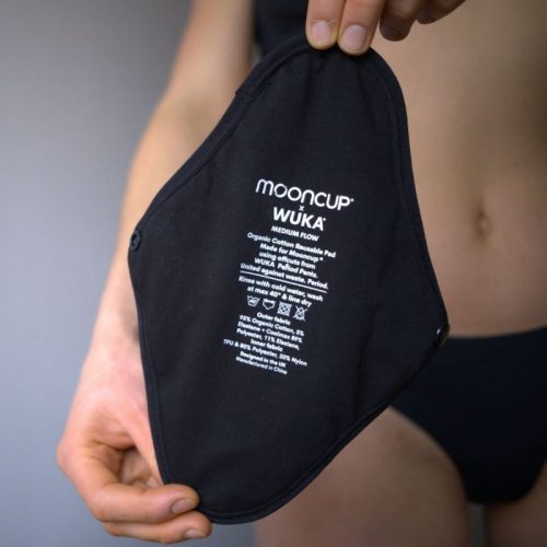 Mooncup® x WUKA® reusable pads